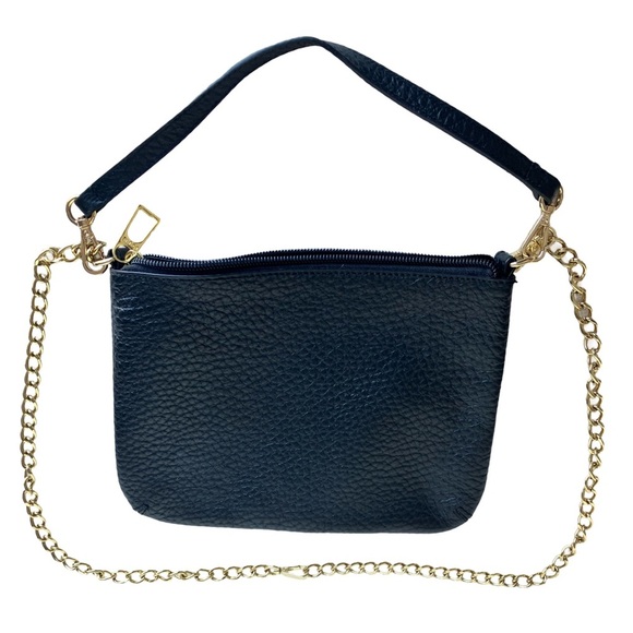 Lodis Black Leather Shoulder Bag - Picture 2 of 2